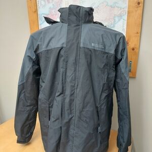 Mountain Warehouse Storm Mens 3 In 1 Waterproof Jacket Size Large Black